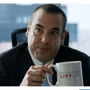 “You Just Got Litt Up “ Mug from Suits